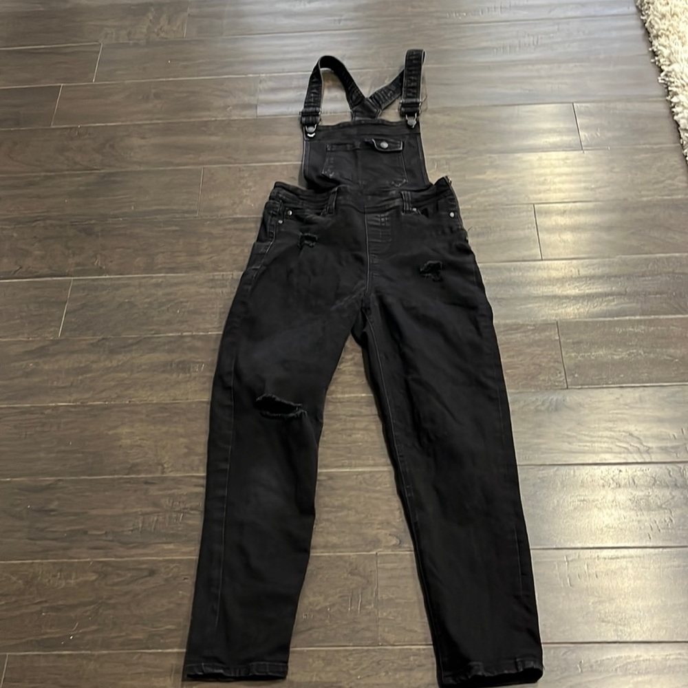 Celebrity & Pink Girls M Black Overalls